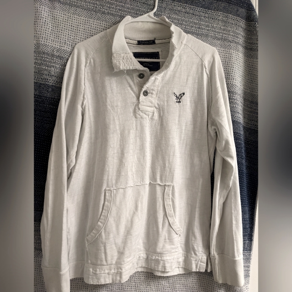 American Eagle Outfitters White Men's pullover